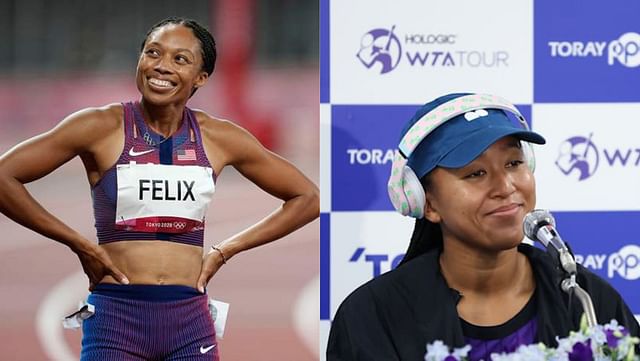 Noami Osaka on recieving parenting advice from Allyson Felix 