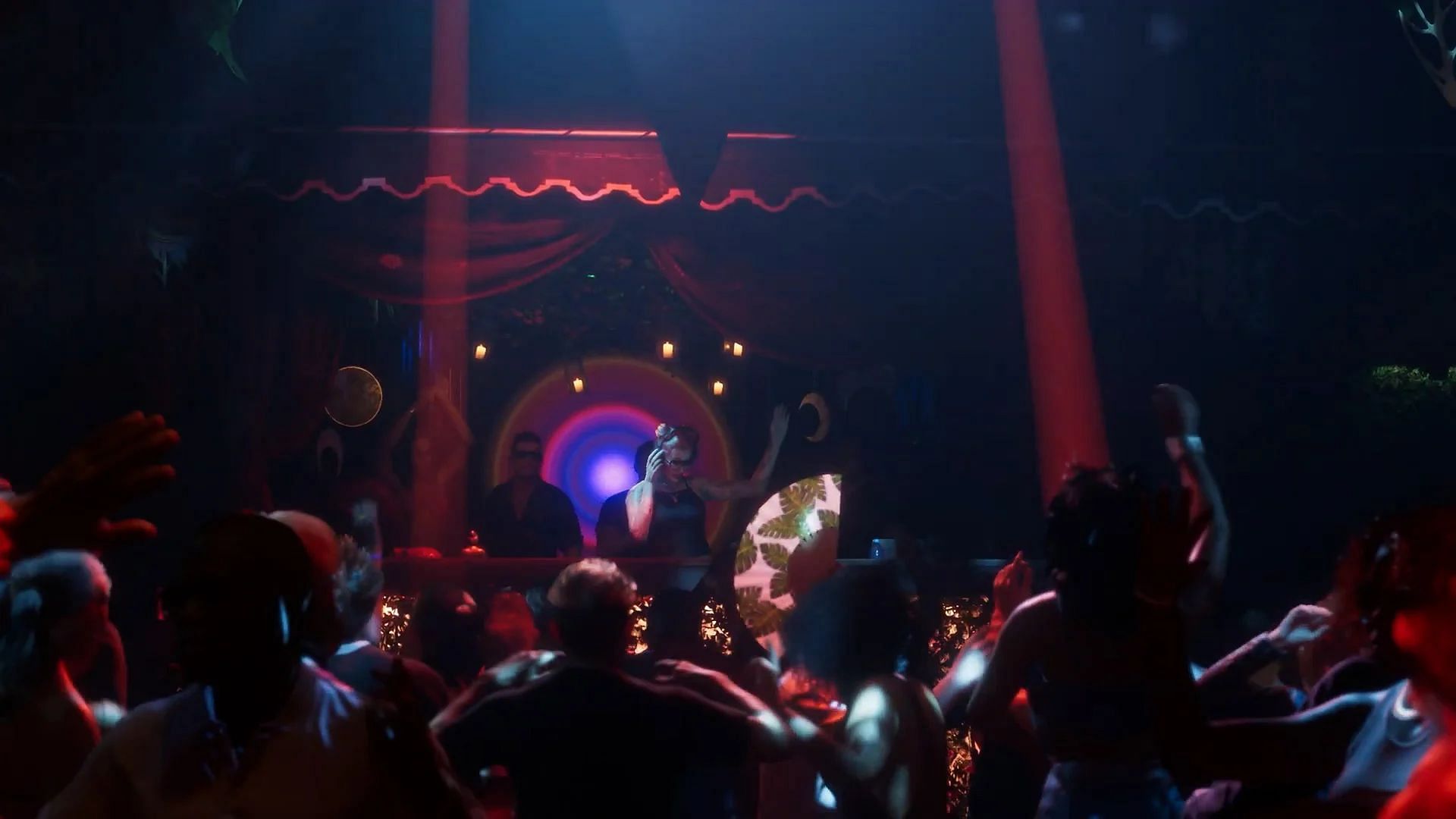 This scene from the trailer shows a nightclub (Image via Rockstar Games)
