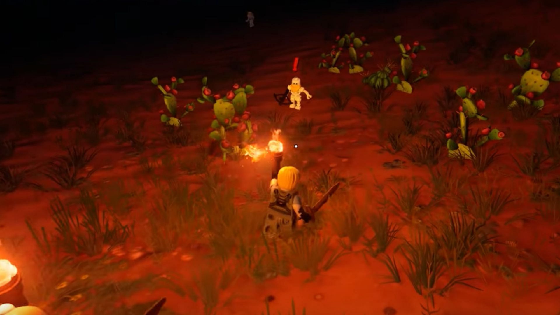 Eliminate the skeleton enemies to obtain Blast Powder (Image via Epic Games)