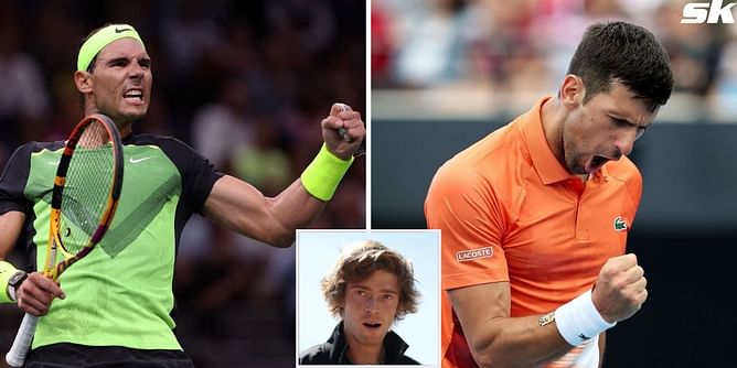 "If Rafael Nadal keeps playing and winning when he comes back, Novak Djokovic will keep playing until the end" - Andrey Rublev