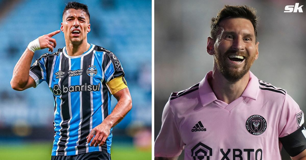 Luis Suarez receives heartwarming gift from Gremio coach as he edges closer to reuniting with Lionel Messi at Inter Miami