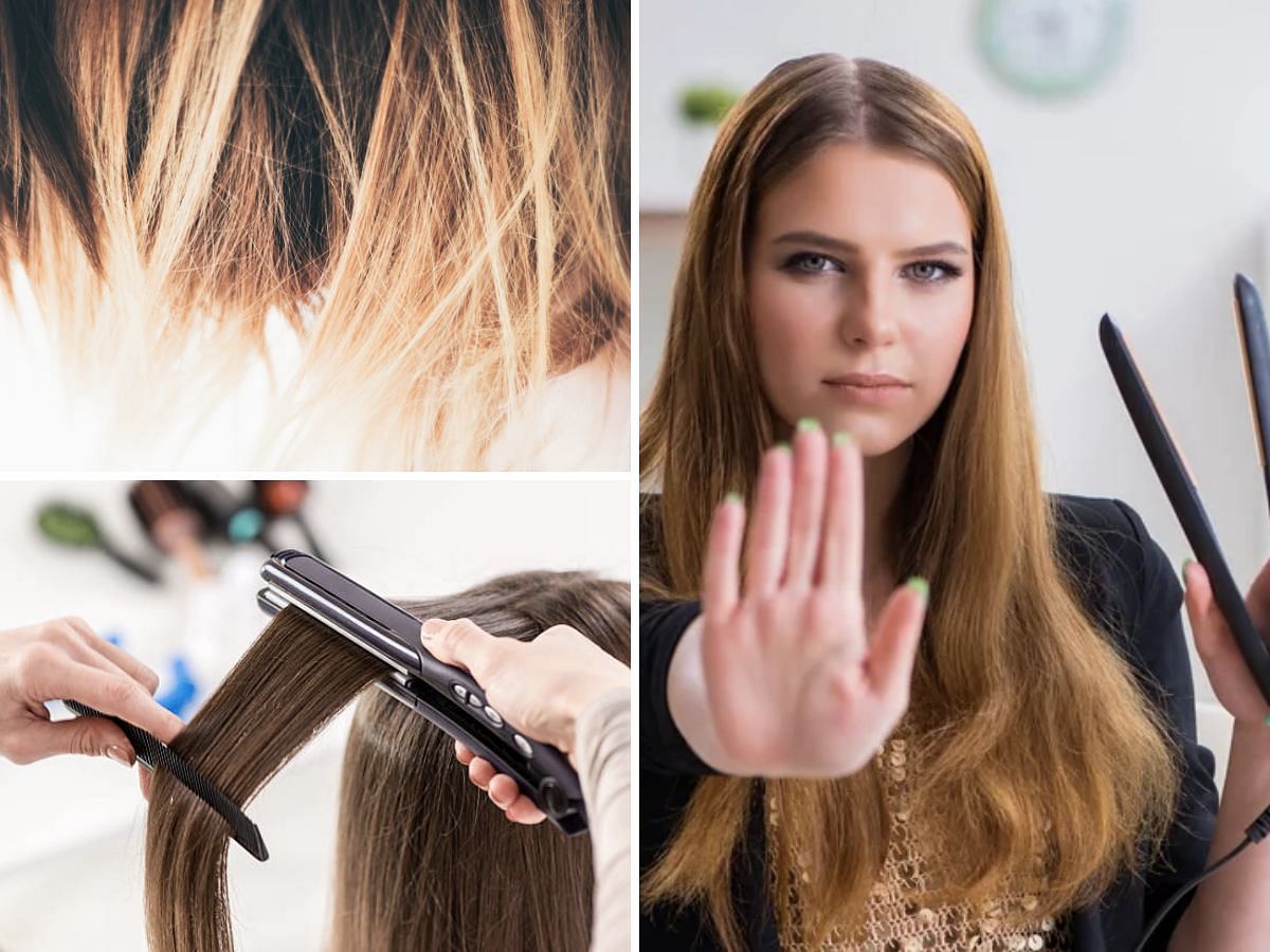 Hair straightener blunders to avoid (Image via Sportskeeda)