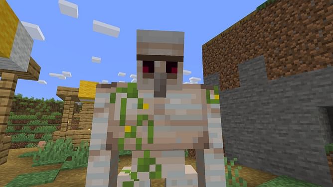 Minecraft player discovers valley filled with iron golems