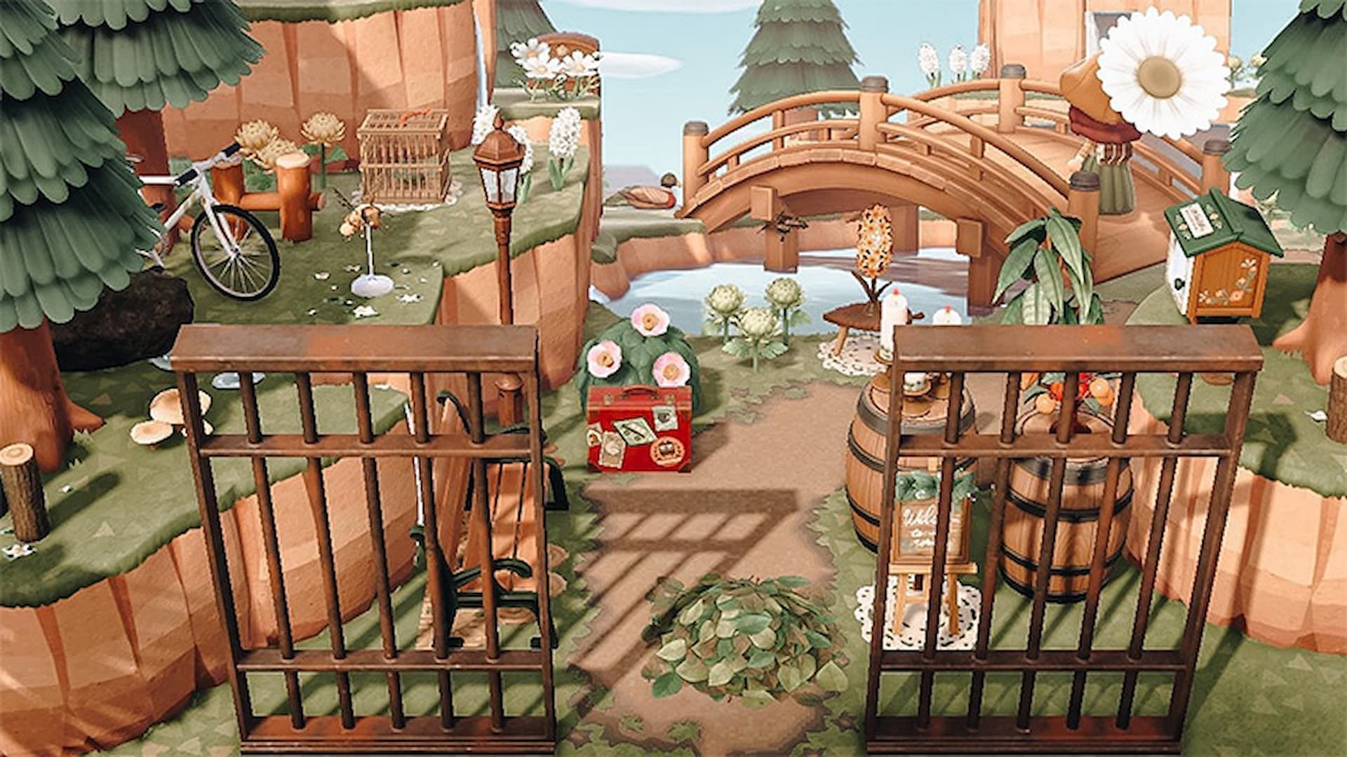 Animal Crossing: New Horizons island entrance design ideas