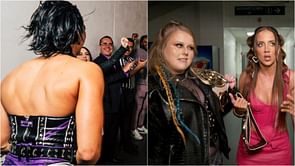 Rhea Ripley, Chelsea Green, and other female WWE stars pose for a cute photo ahead of Christmas