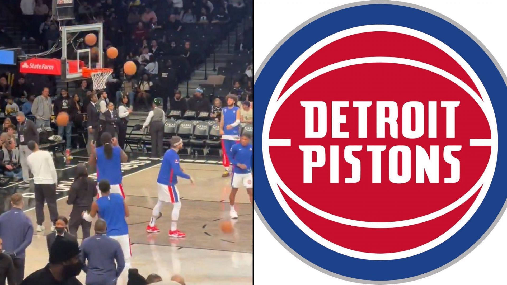 The Detroit Pistons miss a shot all at once in a six-second clip