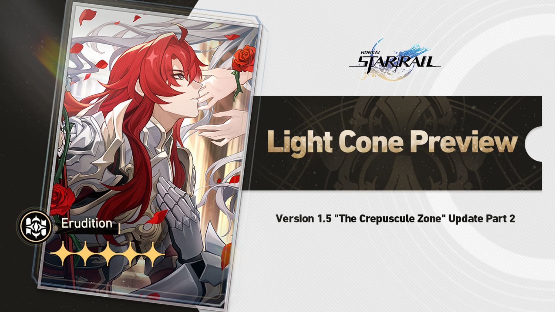 The official cover for version 1.5 Light Cone preview which features Argenti