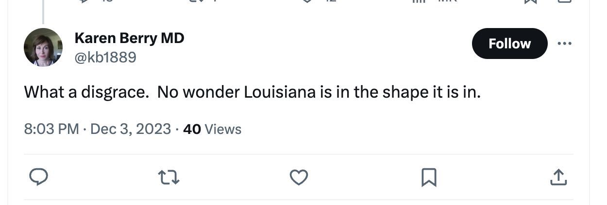 Social media users lashed out at the Louisiana Mayor after she engaged in a heated altercation with a woman during the Council Meeting. (Image via Twitter)