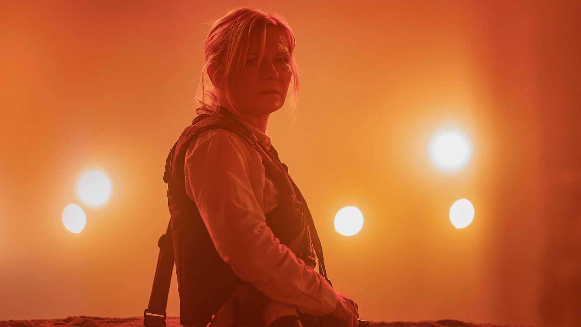 Kirsten Dunst steals the spotlight in the Civil War trailer (Image via IMDb)