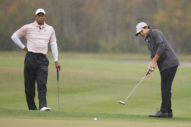 “We just suck at putting” - Charlie Woods sums up his and Tiger Woods’ day at PNC Championship