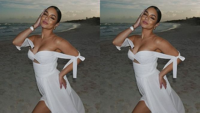 "This meteor show is nuts" - Vanessa Hudgens celebrates stellar birthday bash under glittering night sky