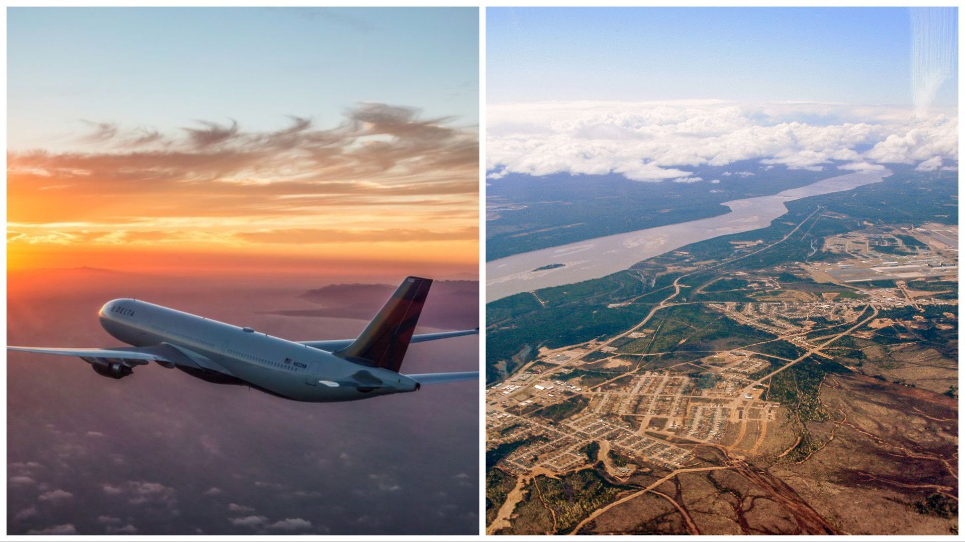 The Goose Bay airfield is in Canada (Image via Instagram / @delta / Wikipedia)