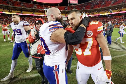 Travis Kelce at Buffalo Bills v Kansas City Chiefs