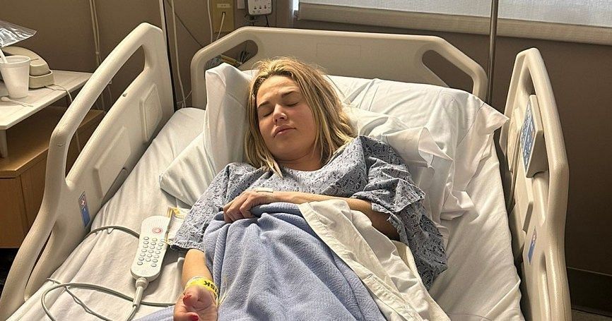 CJ Perry was lucky to have timely surgery for her finger infection
