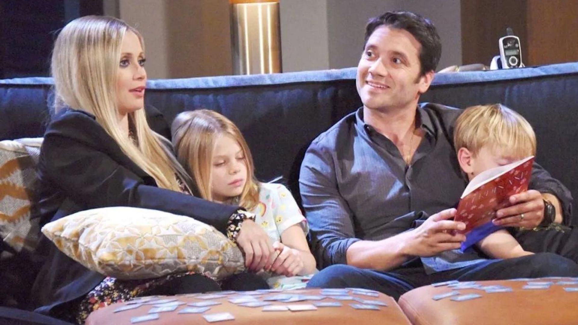 Lulu and Dante with their kids (Image via Soaps In Depth)