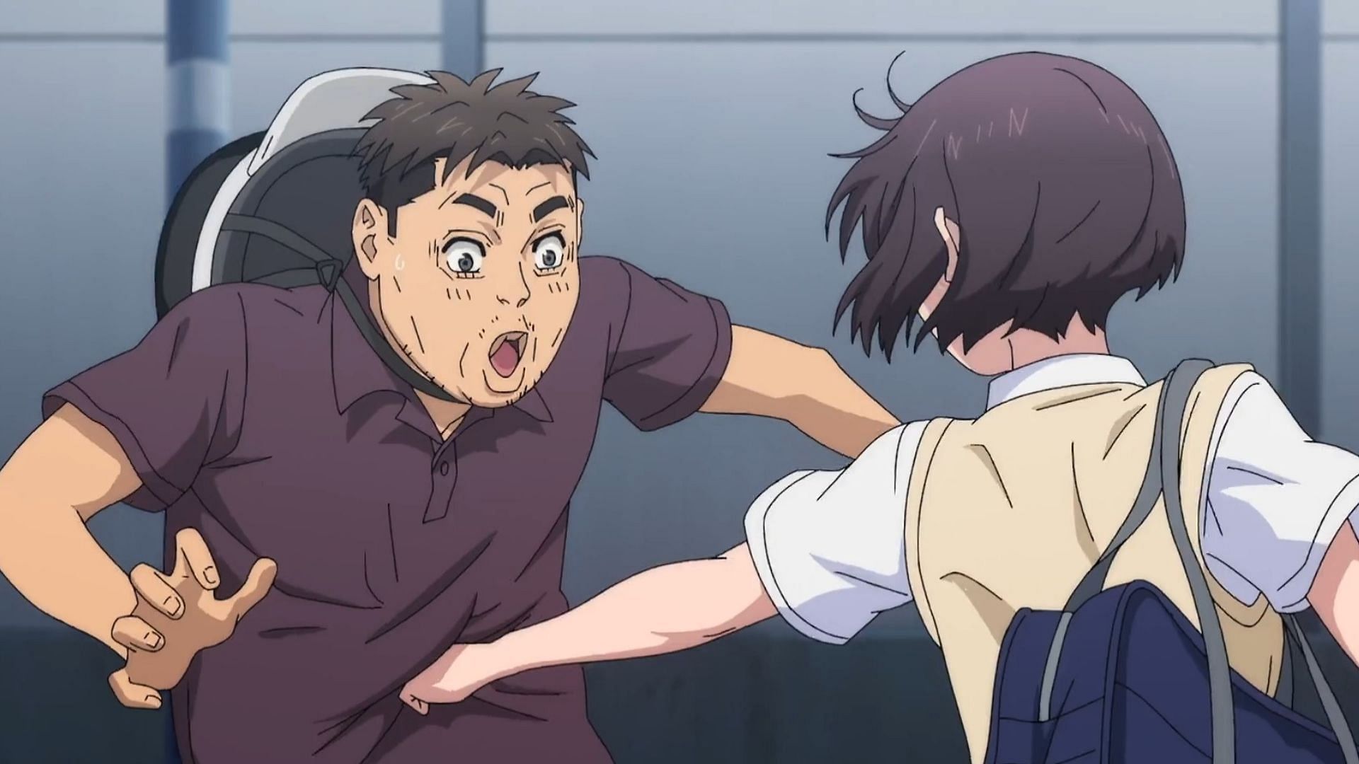 Ren punches Ogata as seen in MF Ghost (Image via Felix Film)