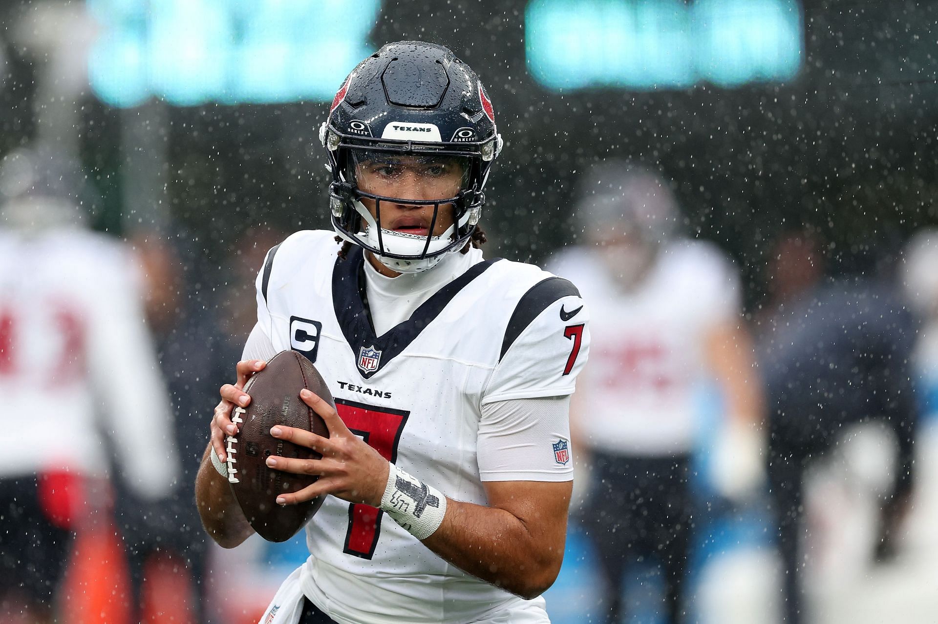 CJ Stroud during Houston Texans v New York Jets