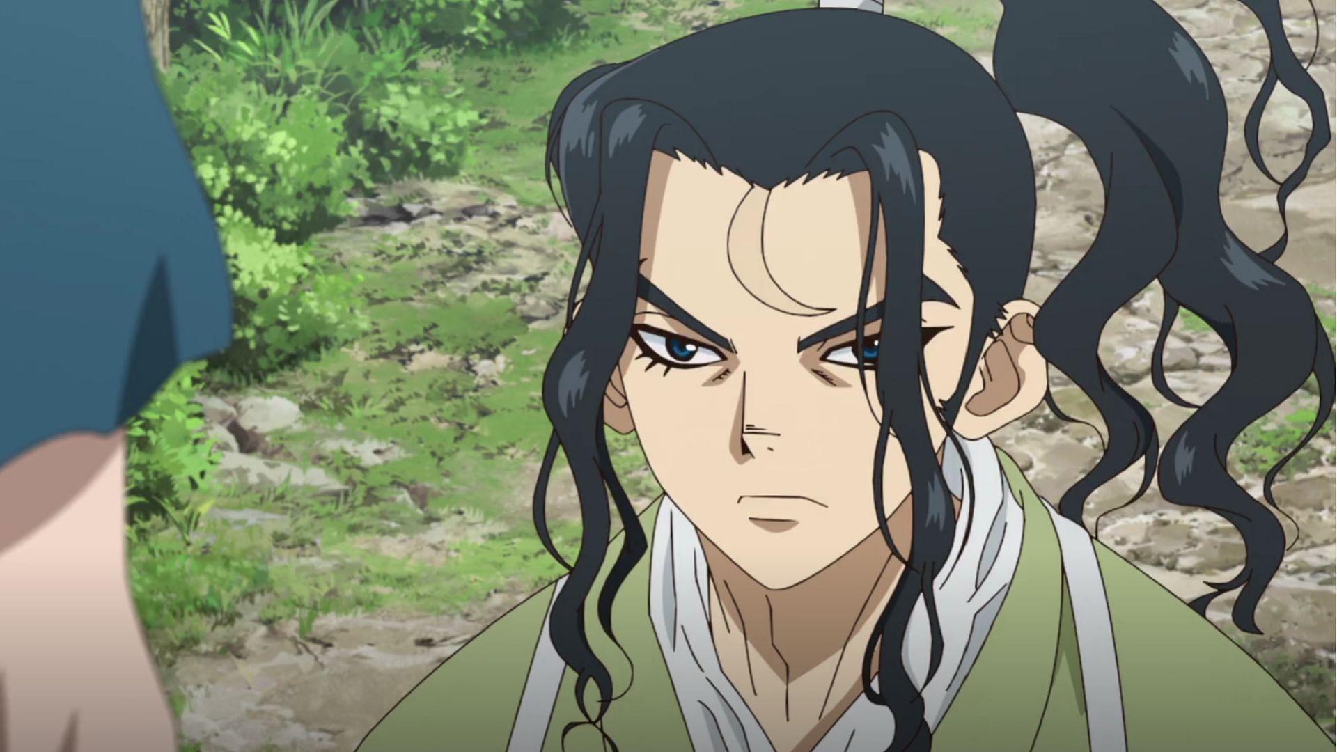 Matsuzake as seen in Dr. Stone anime (Image via TMS Entertainment)