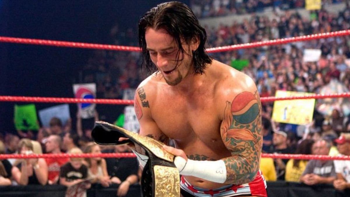 CM Punk winning the World Heavyweight Championship in 2008