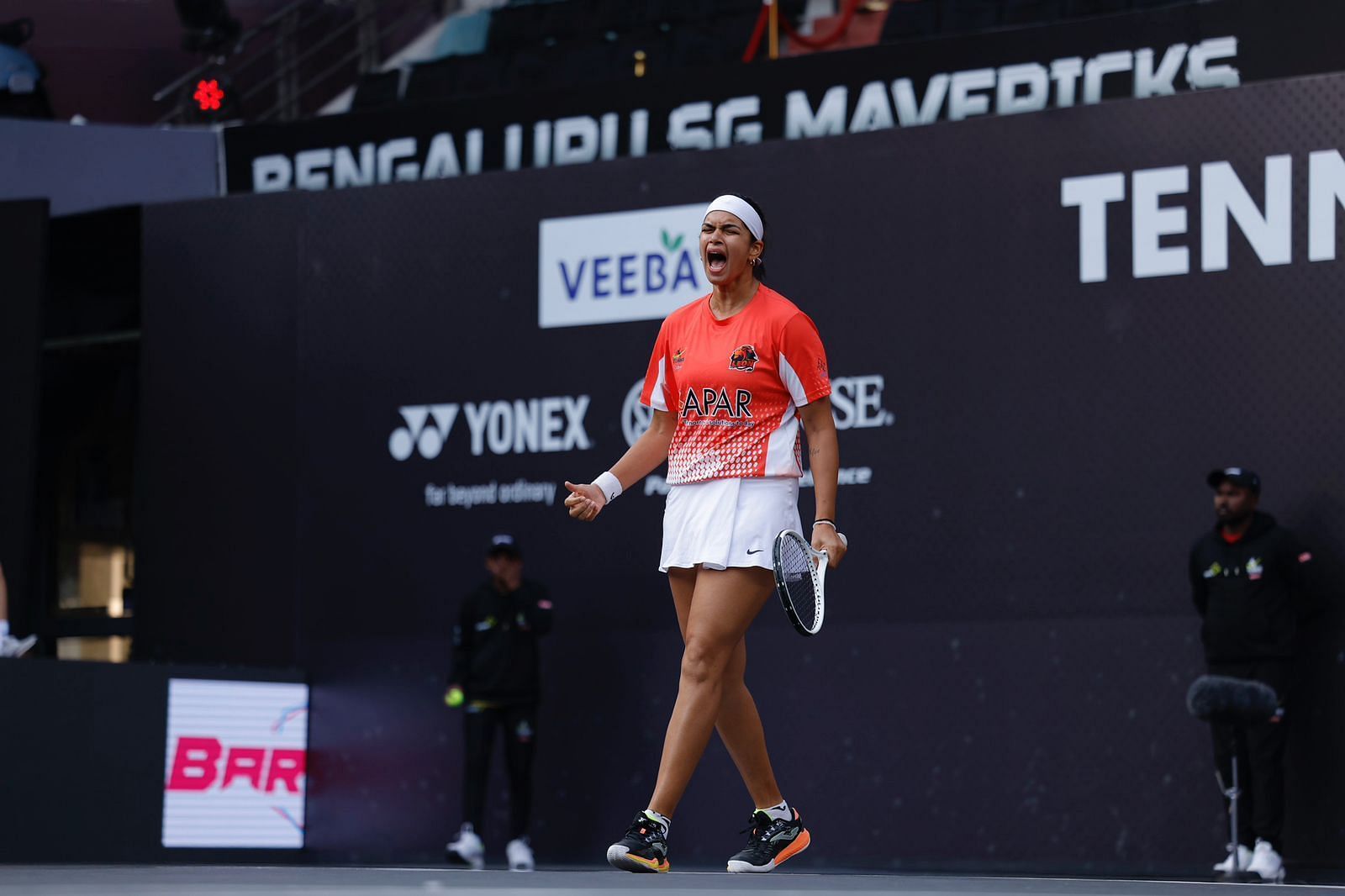 Sowjanya Bavisetti at the Tennis Premier League 2023 (Image via TPL)