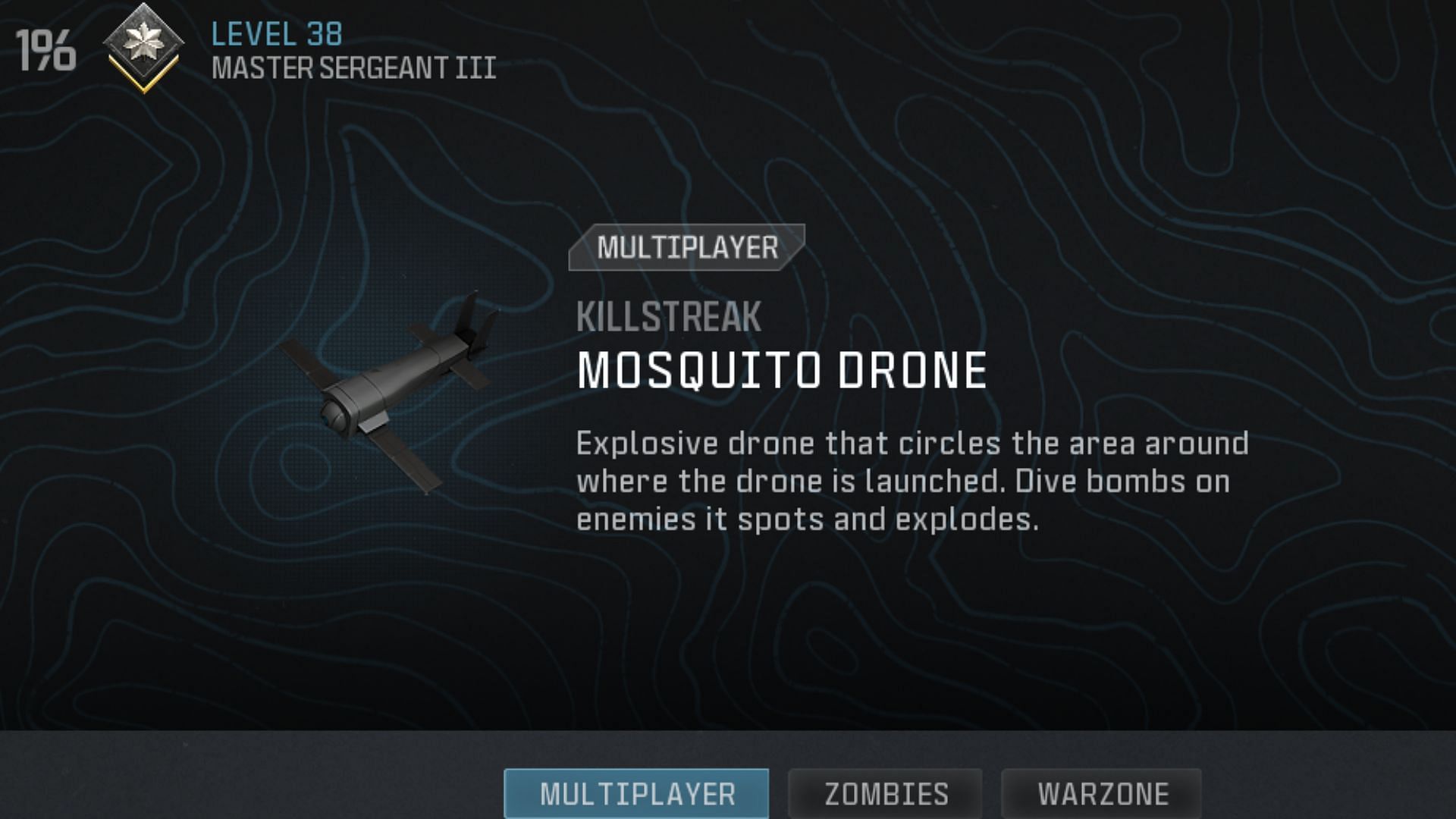 Mosquito Drone Killstreak description (Image via Activision)