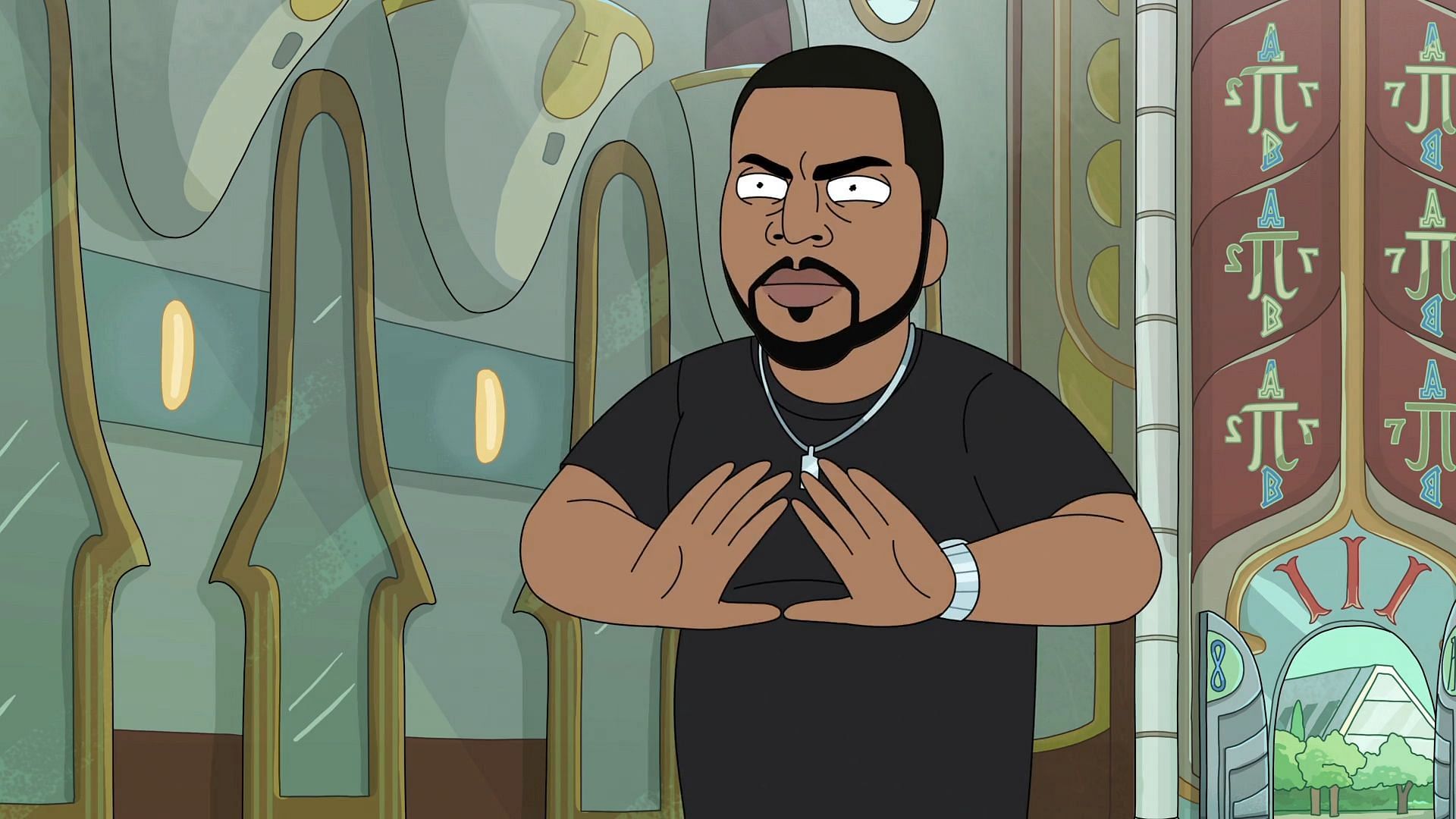 Ice-Cube, as seen in Rick and Morty season 7 episode 8 (Image via Adult Swim)