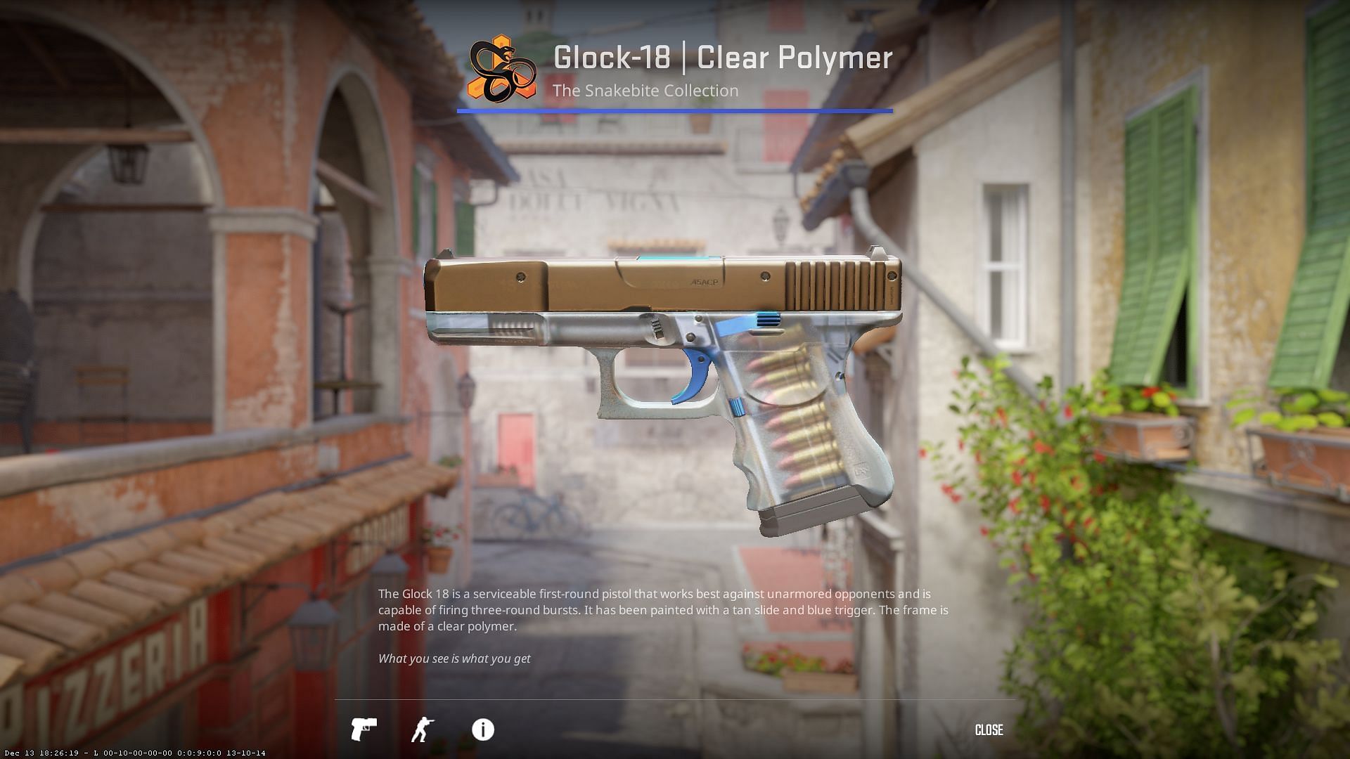 Glock-18 Clear Polymer (Image via Valve)