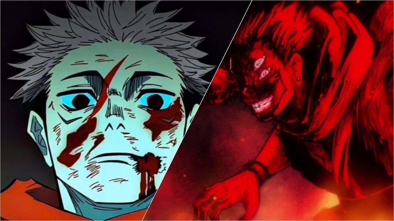 Yuji Itadori and Ryomen Sukuna in Jujutsu Kaisen(image via MAPPA)