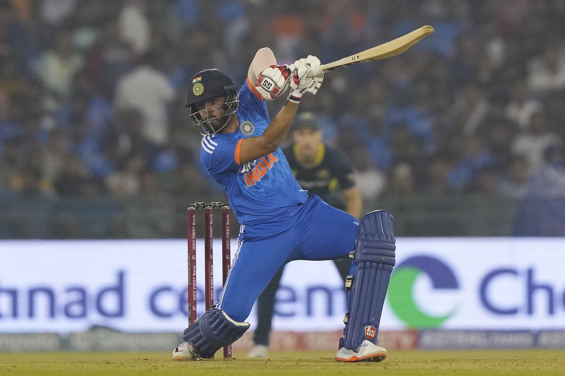 Jitesh Sharma (above), Shreyas Iyer and Deepak Chahar have played just one game in the series. (P/C: AP]