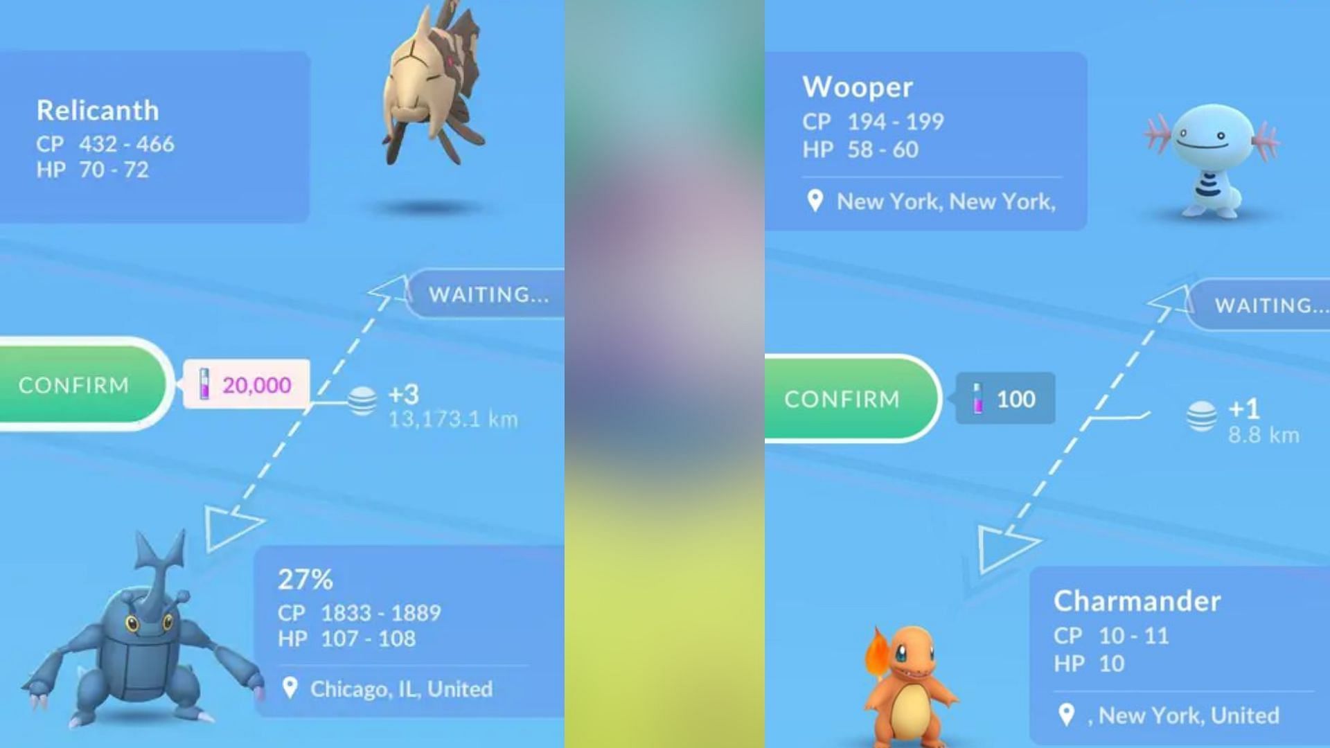 Trade with friends (Image via Niantic)