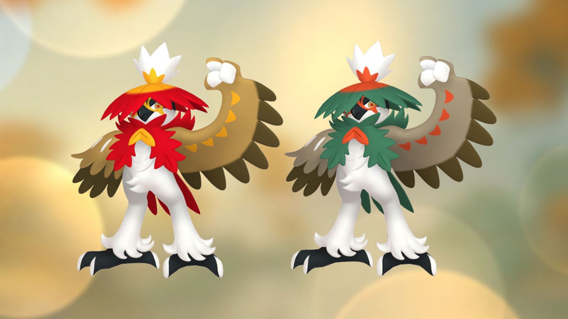 Regular and shiny Hisuian Decidueye (Image via TPC)