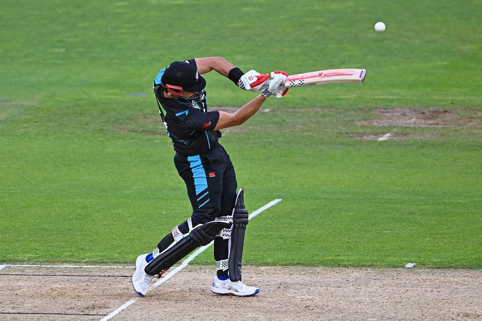 Daryl Mitchell in action: New Zealand v Bangladesh - Men&#039;s T20 Game 1