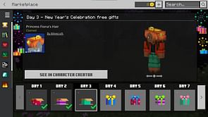 Minecraft is giving away 21 free gifts as part of New Year's Celebration