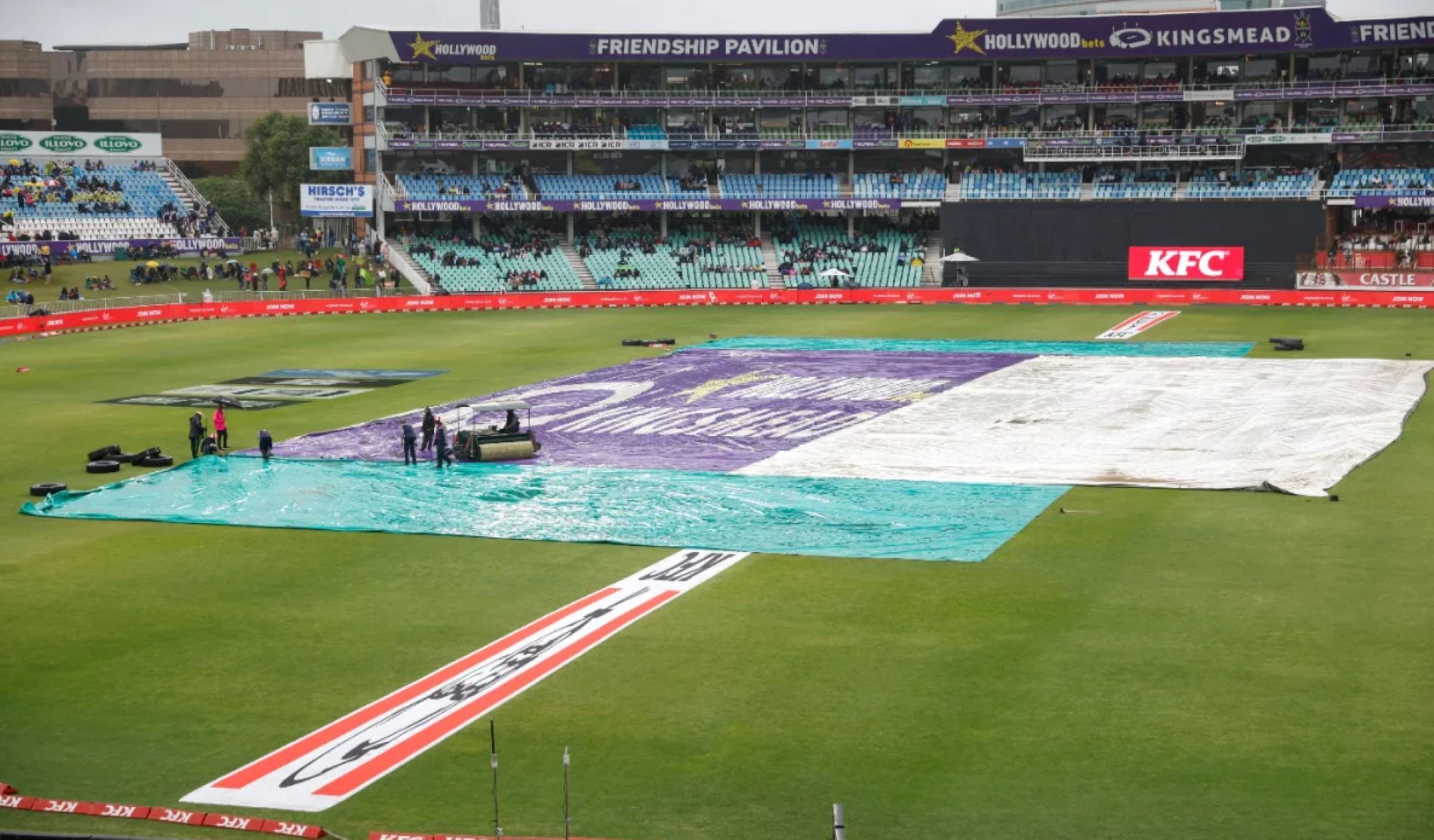 The entire Kingsmead ground wasn