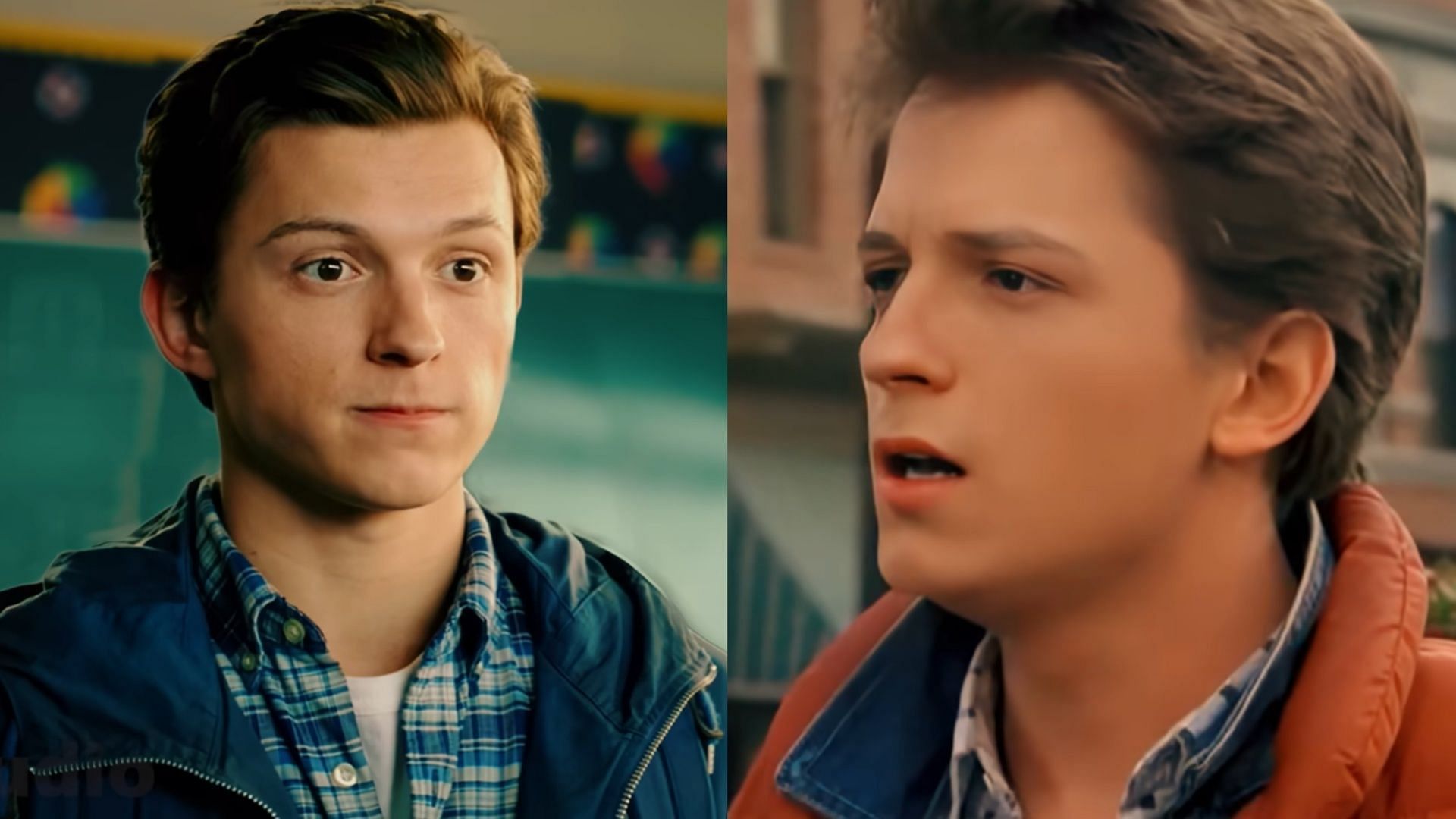 The Back to the Future 4 trailer featuring Tom Holland is debunked as fake. (Image via YouTube/KH Studio)