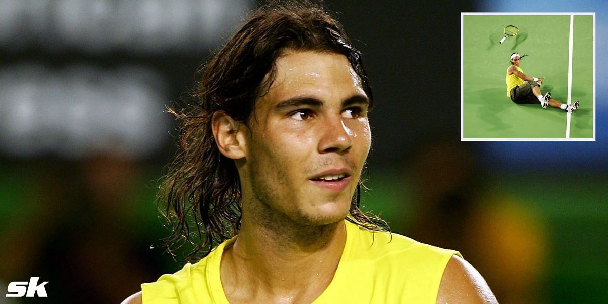 Rafael Nadal suffered a leg injury during the 2007 Australian Open