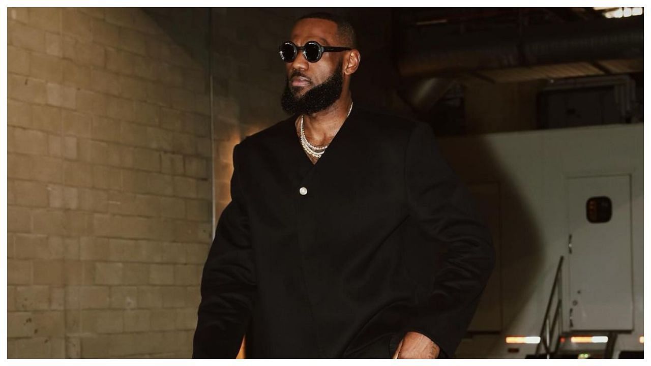 LeBron James in his latest Instagram post, via: @kingjames