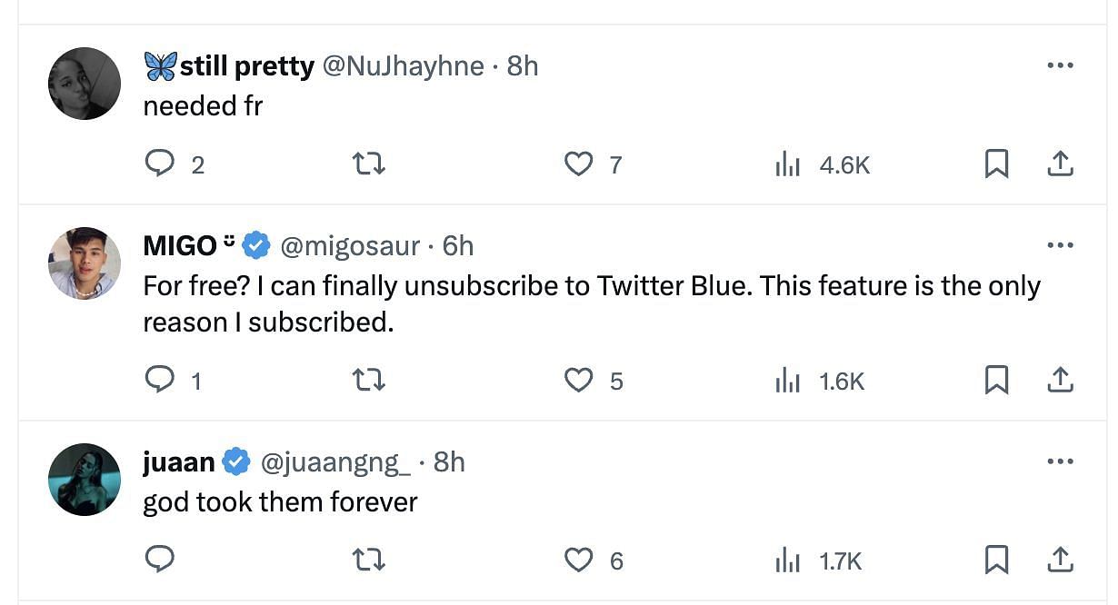 Social media users reacted to X&#039;s new feature as Elon Musk confirmed it on the platform. (Image via @PopBase/ Twitter)