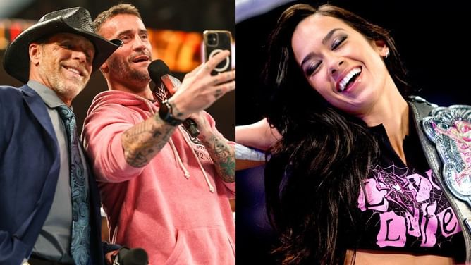 [Watch] CM Punk namedrops AJ Lee again at NXT Deadline