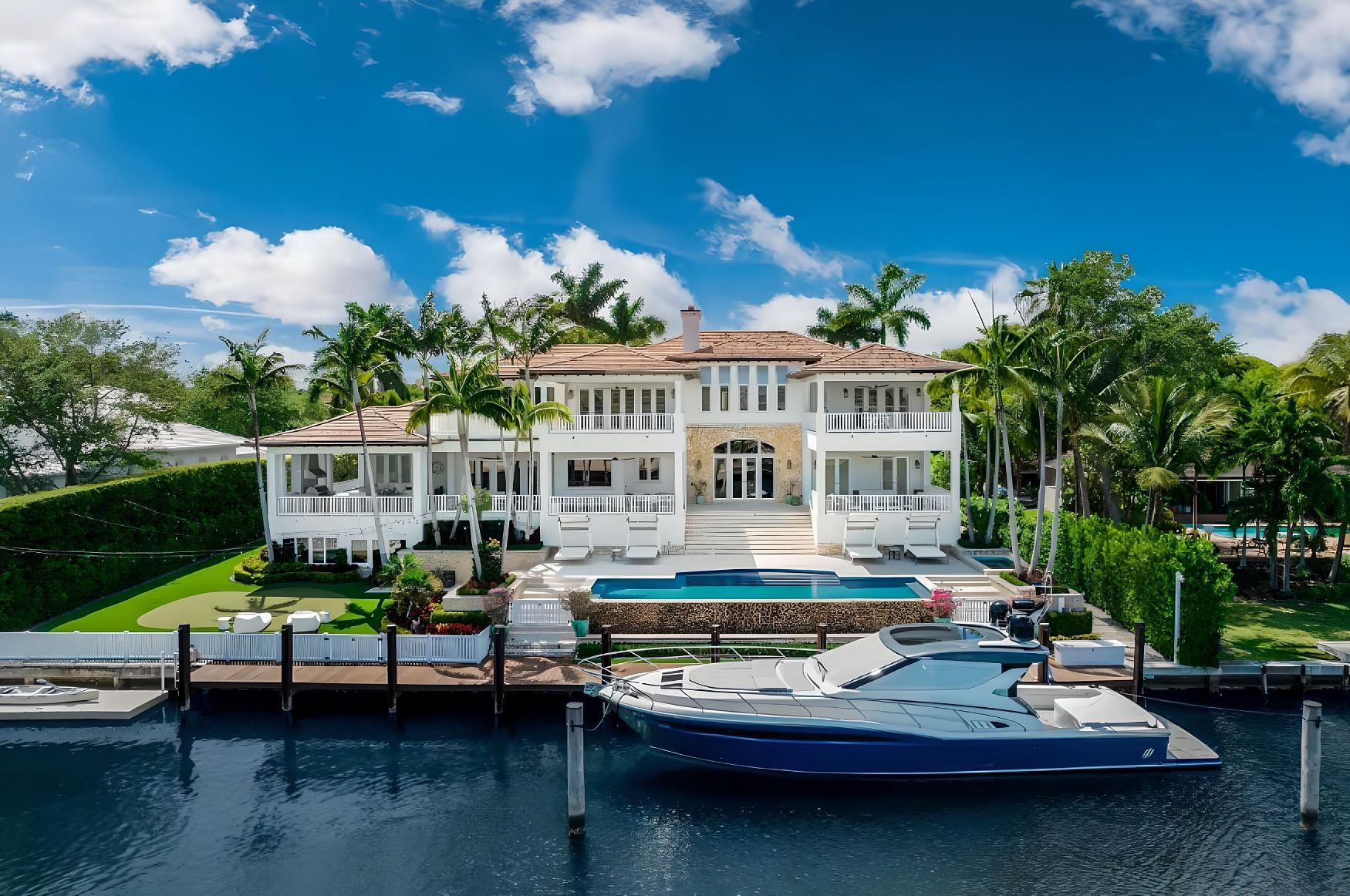 Posada&#039;s stunning $19,900,000 Miami mansion (image credit: Mansion Global)