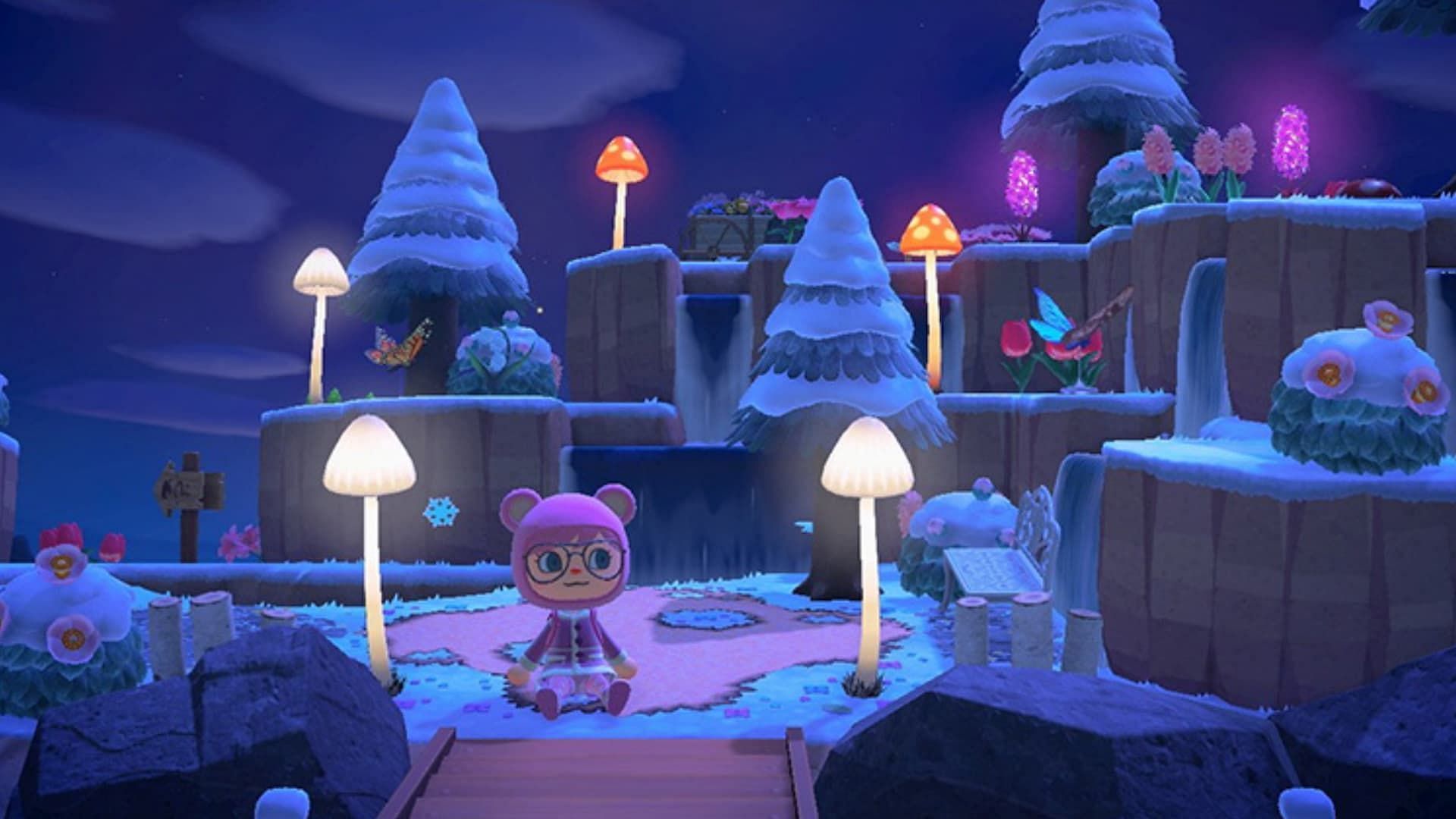 Fairy Lights island entrance design in Animal Crossing (Image via Nintendo)
