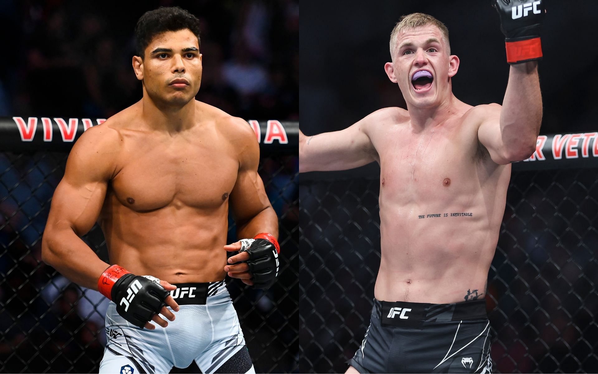 Paulo Costa (left) and Ian Garry (right) [Images courtesy: Getty Images]