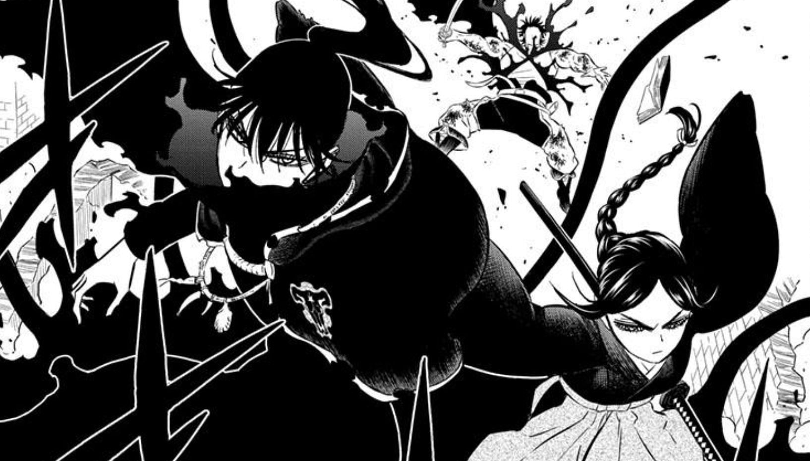 Nacht and Ichika as seen in Black Clover manga (Image via Shueisha)