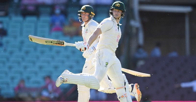 Steve Smith and Marnus Labuschagne. (Image Credits: Twitter)