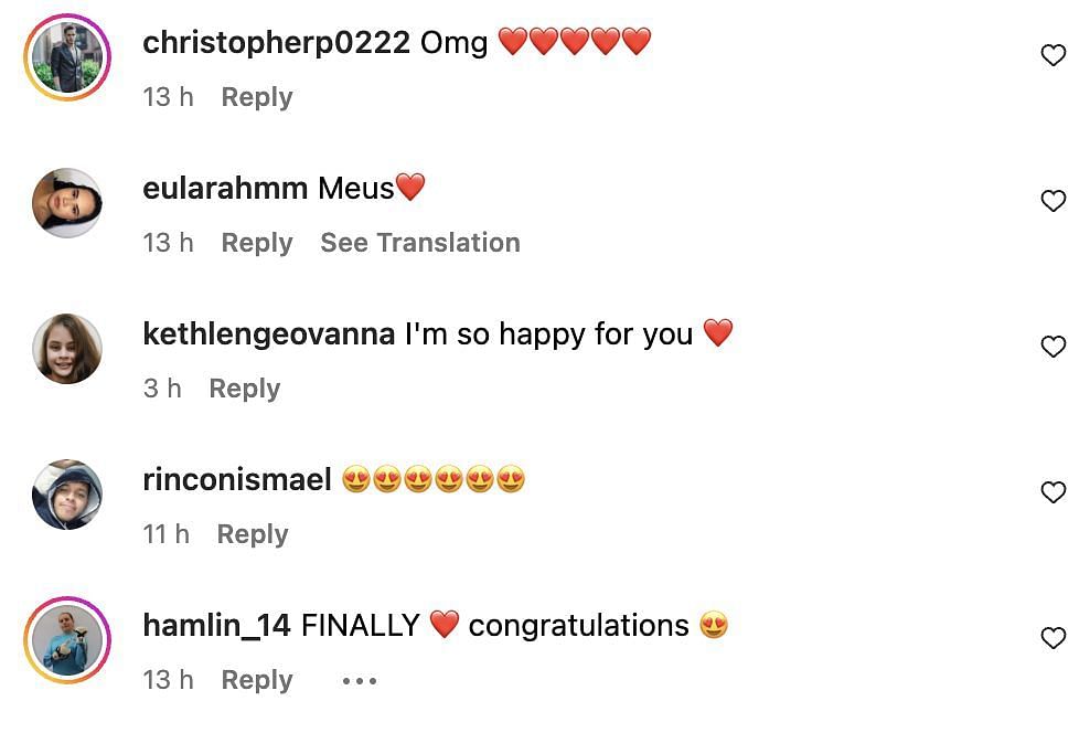 Social media users shower congratulatory messages as Brooke announces engagement to longtime partner, Will. (Image via Instagram)