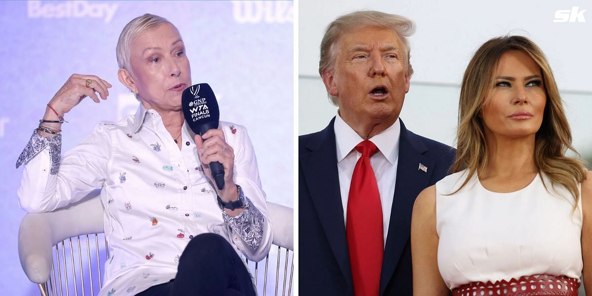 Martina Navratilova reacts to Donald Trump