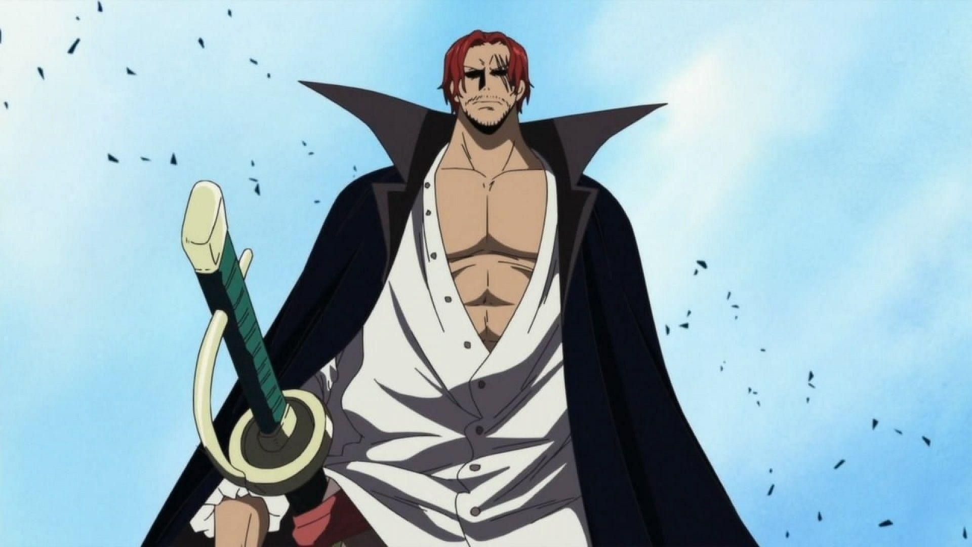 &quot;Red-Haired&quot; Shanks in One Piece (Image via Toei Animation)