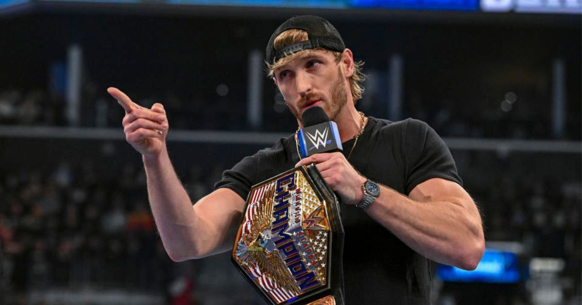 The United States Champion cutting a promo on SmackDown.