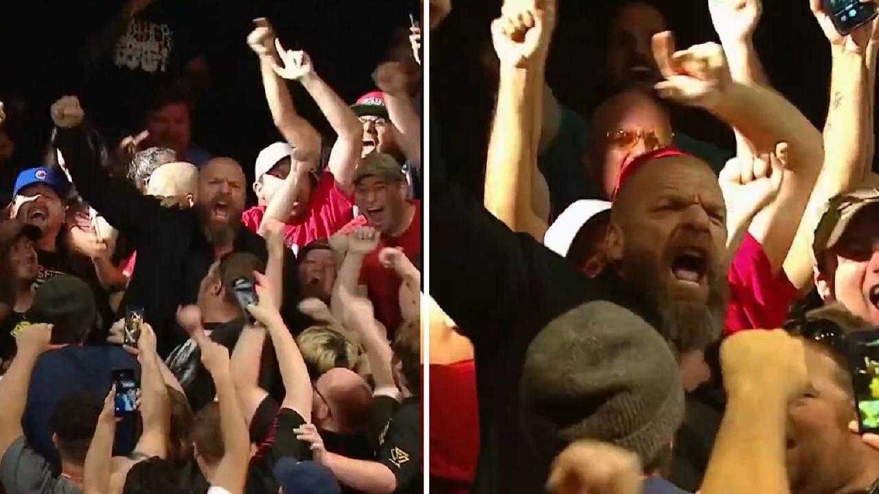 Triple H is in a celebratory mood