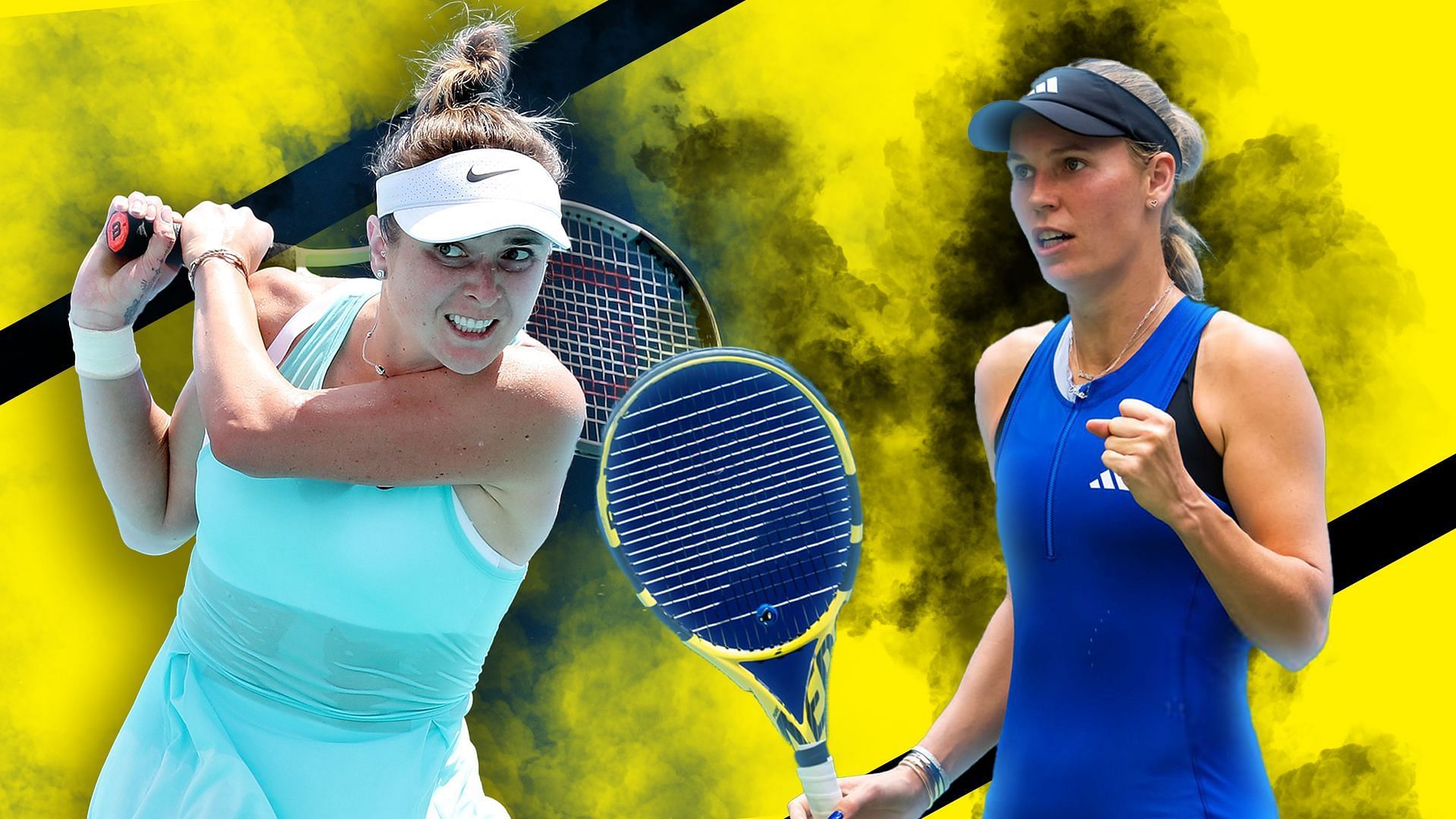 Elina Svitolina vs Caroline Wozniacki is one of the first-round matches at the 2024 ASB Classic.